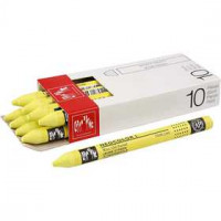 Neocolor I, dikte 8 mm, l: 10 cm, lemon yellow (240), 10stuks [HOB-34019]