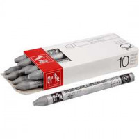 Neocolor I, dikte 8 mm, l: 10 cm, silver (498), 10stuks [HOB-34035]