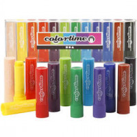 Soft Color Stick,  10 gr, l: 8 cm, diverse kleuren, 12stuks [HOB-38135]
