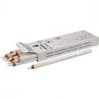 Super Ferby 1 Kleurpotloden, vulling: 6,25 mm, l: 18 cm, wit, 12stuks [HOB-38351]