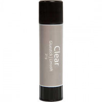 Transparante lijmstift,  21 gr, rond, 1stuk [HOB-39042]