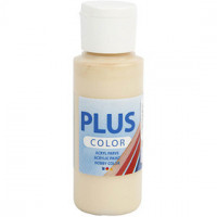 Plus Color acrylverf, ivory beige, 60ml [HOB-39605]