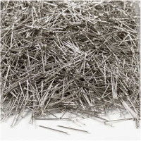 Kopspelden, l: 18 mm, dikte 0,3 mm, zilver, 500gr [HOB-41112]