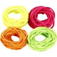Macramé koord, dikte 4 mm, neon kleuren, 4x5m [HOB-415560]