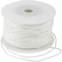 Polyester koord, dikte 2 mm, wit, 50m [HOB-41573]