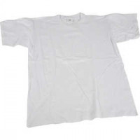 T-shirt, afm 3-4 jaar, b: 32 cm, wit, ronde hals, 1stuk [HOB-47202]