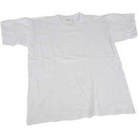 T-shirt, afm 9-11 jaar, b: 42 cm, wit, ronde hals, 1stuk [HOB-47207]