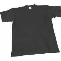 T-shirt, afm 3-4 jaar, b: 32 cm, zwart, ronde hals, 1stuk [HOB-47220]
