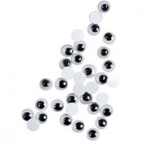 Wiebelogen, d: 6 mm, niet zelfklevend, 1000stuks [HOB-501061]
