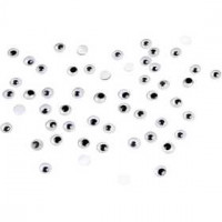 Wiebelogen, d: 7 mm, niet zelfklevend, 1000stuks [HOB-501071]