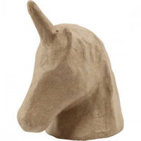 Trofee, unicorn, h: 18,5 cm, b: 10 cm, 1stuk [HOB-50420]