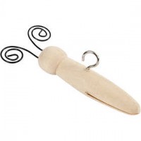 Vlinder lijven, l: 5,5 cm, d: 15 mm, grenen, 5stuks [HOB-504571]
