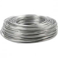 Aluminium draad, dikte 2 mm, zilver, rond, 100m [HOB-51715]