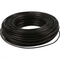 Aluminium draad, dikte 2,5 mm, zwart, rond, 75m [HOB-51718]