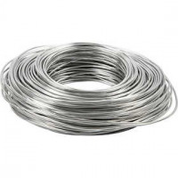 Aluminium draad, dikte 2,5 mm, zilver, rond, 75m [HOB-51719]