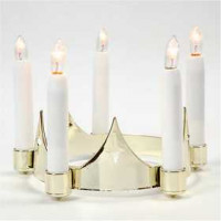 Lucia kroon, d: 15-19 cm, h: 14 cm, 1stuk [HOB-52334]