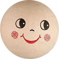 Hoofd, d: 40 mm, Katoen, 5stuks [HOB-542401]