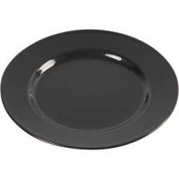 Bordjes, d: 19 cm, zwart, 6stuks [HOB-55590]