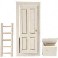 Kabouterdeur, afm 8x18 cm, triplex, 1set [HOB-55961]