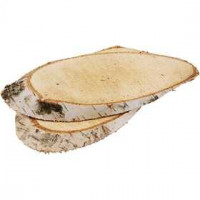 Houten schijven, circa 15x9 cm, dikte 15 mm, 7stuks [HOB-567030]