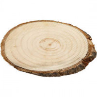 Houten schijven, circa 9,5x6 cm, dikte 6 mm, 12stuks [HOB-568011]