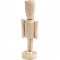 Figuur, h: 18 cm, berkehout, 1stuk [HOB-56816]