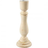 Kandelaar, h: 16,5 cm, populier, 1stuk [HOB-57604]