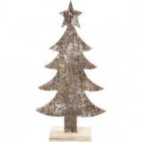 Kerstboom, h: 18 cm, b: 9 cm, triplex, 1stuk [HOB-57924]
