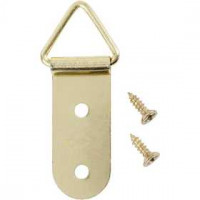 Ophangbeslag, afm 15x40 mm, 10 stuks, goud [HOB-58009]