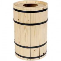 Ton, h: 38 cm, grenen, klein, 1stuk [HOB-59206]