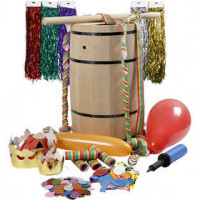 Grabbelton met toebehoren, h: 54 cm, beuken, groot, 1set [HOB-59207]