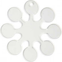 Acryl hangers, h: 7 cm, dikte 2 mm, 5 stuks [HOB-592970]