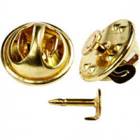 Button stud, d: 11,5 mm, verguld, 25stuks [HOB-60069]