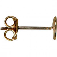 Oorsteker, l: 13 mm, verguld, 100stuks [HOB-607261]