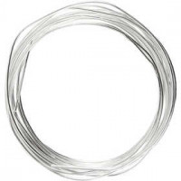 Verzilverd draad, dikte 1,2 mm, verzilverd, 3m [HOB-61012]