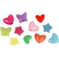 Figuren mix, d: 10 mm, gatgrootte 3,5 mm, 65 gr, 125ml [HOB-617740]