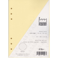 Agenda Vulling A5 Dotted, 6 Rings, Licht Geel (1 st) [BOP-A5DY]