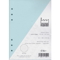 Agenda Vulling A5 Dotted, 6 Rings, Licht Blauw (1 st) [BOP-A5DBL]