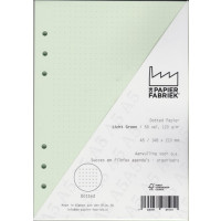 Agenda Vulling A5 Dotted, 6 Rings, Licht Groen (1 st) [BOP-A5DG]