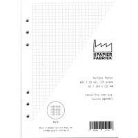 Agenda Vulling A5 Wit Ruitjes Papier, 6 Rings (1 st) [BOP-A5RW]