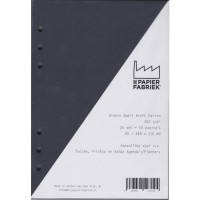 Agenda Vulling A5 Blanco Karton Zwart, 6 Rings (1 st) [BOP-A5BBK]