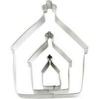 Uitstekers, grootste maat 9,5x12,8 cm, Huis, 3stuks [HOB-78858]