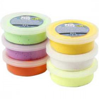 Silk Clay®, kleuren assorti, Pasen, 6x14gr [HOB-79151]