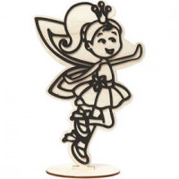 Figuur om te decoreren, fee, h: 21 cm, 1stuk [HOB-791953]