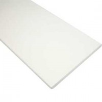 Melamine plank, l: 398 mm, diepte 200 mm, 1stuk, dikte 16 mm [HOB-93091]