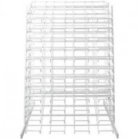 Papier opslagrek incl. basis, afm 500x700 mm, h: 900 mm, 12 planken, 1set, diepte 540 mm [HOB-93244]