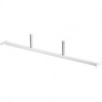 Middenstuk, b: 1173 mm, h: 180 mm, wit, tussenstuk voor 3 achterplaten, 1stuk, diepte 110 cm [HOB-93273]