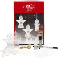 Engelen met inwandige decoratie, 1set
