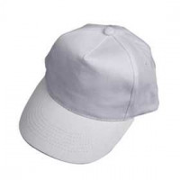 Cap, afm 49,5-56 cm, wit, 1stuk