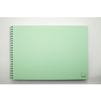 Schetsboek A3 Wit Blanco Papier omslag Licht Groen (1 st) [BOP-SCHBA3G]